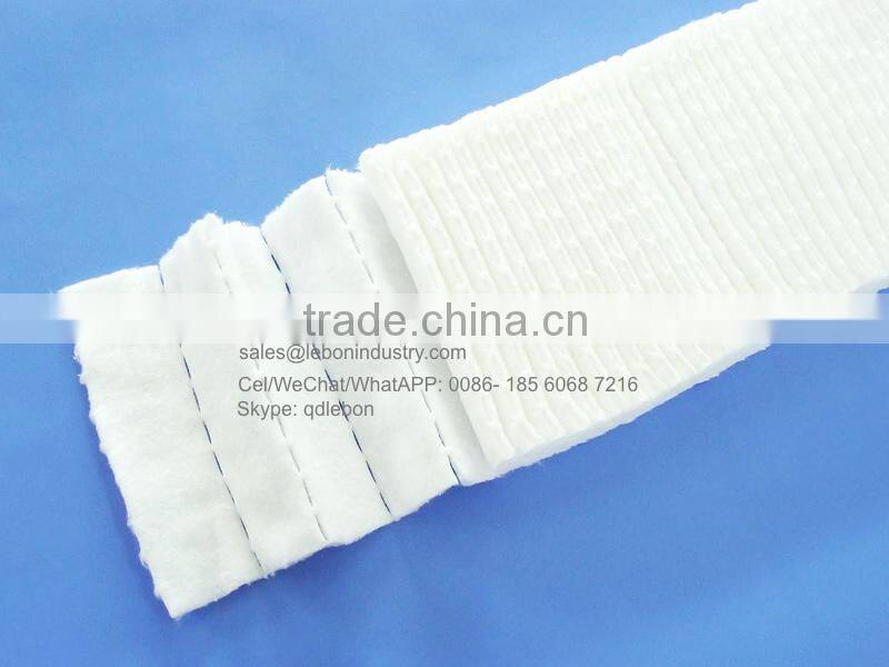 zig-zag medical cotton wool