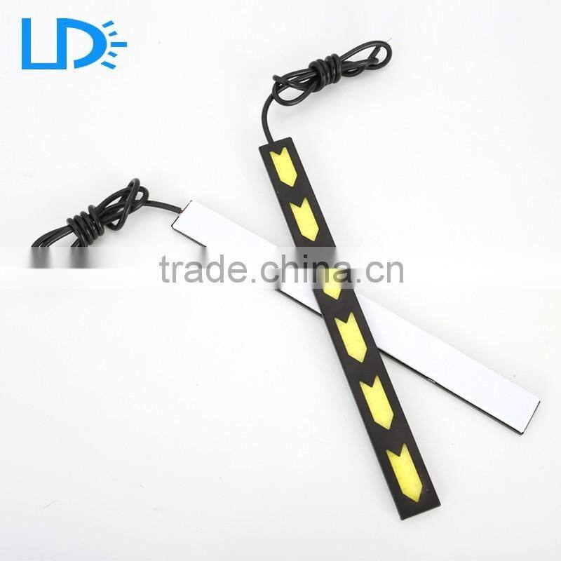 Universal car accessories 100% waterproof drl led cob slim daytime running light