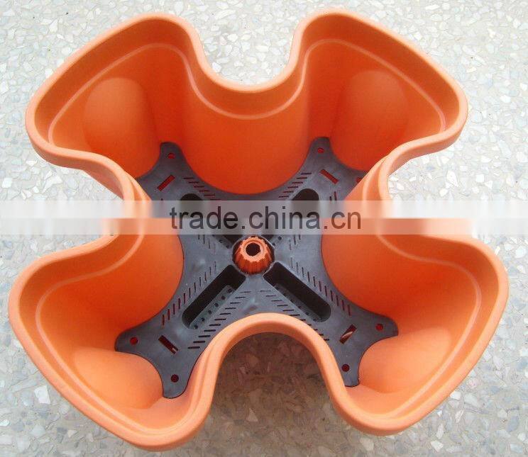 self-watering planters,tackable flowerpots,plastic flower pots wholesale