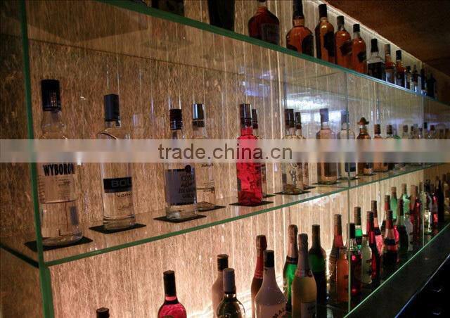 Bar Decorative Bubble Back Bar, Wine Holder. LED Luminated Color changing