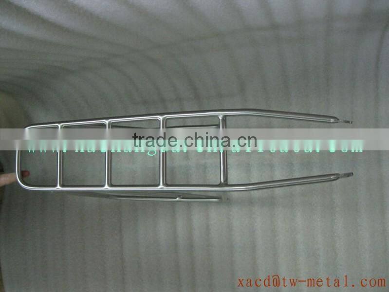 Customized luggage bike rack titanium bicycle rear rack capacity 25kg XACD bicycle rear rack baggage