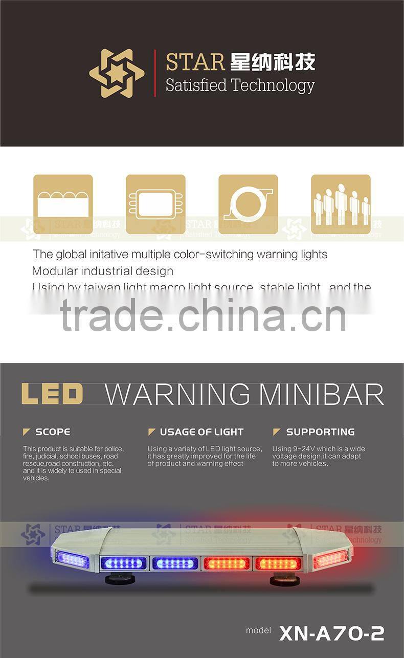 High quality police strobe light led warning mini lightbar emergency led waring light TBD-A702-2