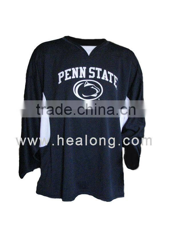 Hard wearing material custom team ice hockey uniform