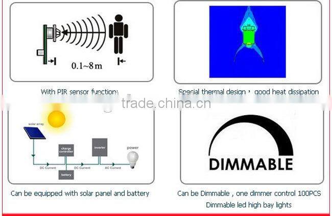 30W 50W 80W 120W High Power Led High Bay Lights