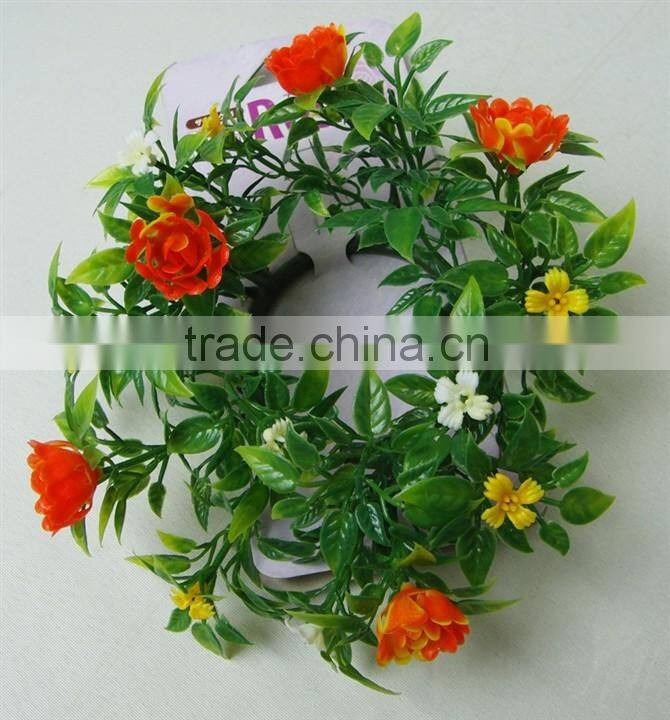 Artificial wreath for well decoration garden
