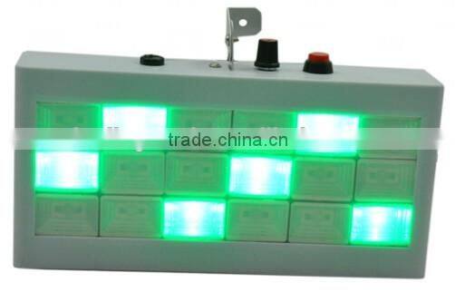 18pcs*1W RGB LED Strobe Light Plastic housing