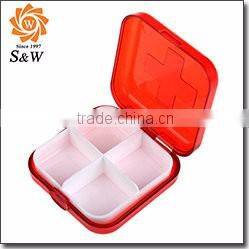 Portable travel pill box