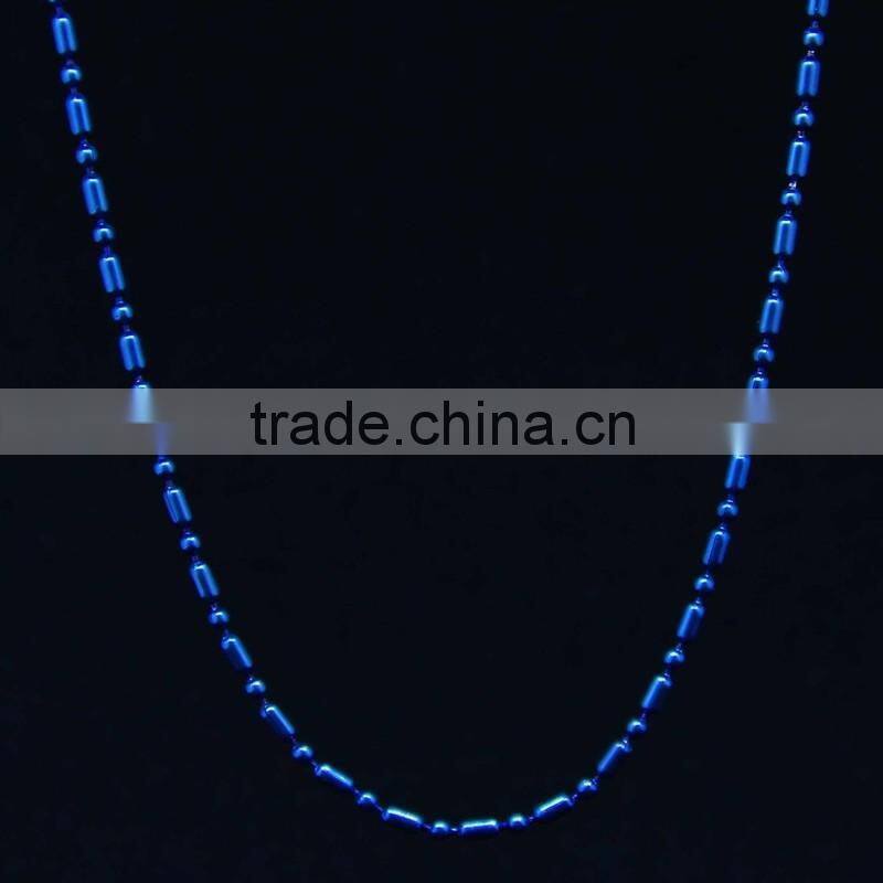 stainless steel rice chains necklace