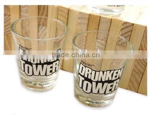 Wooden Drinking Block Game Drunken Tower