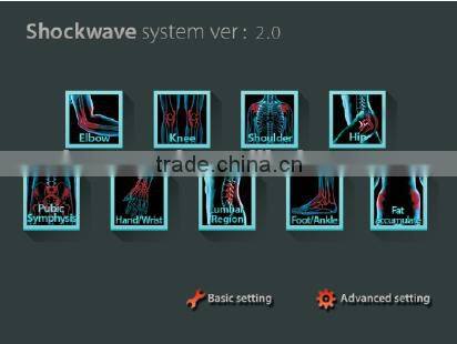 Professional Fast delivery shock wave therapy equipment /pain relief Extracorporeal Shock Wave Machine Therapy System