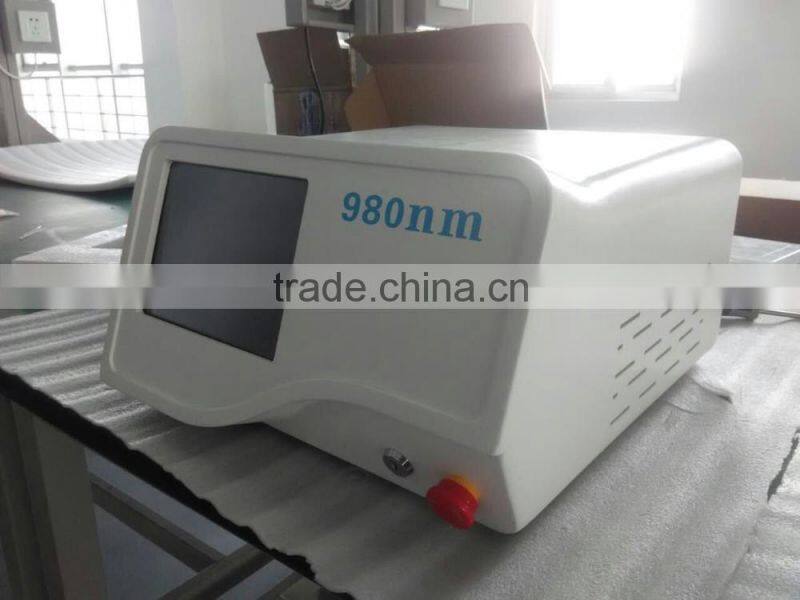 Spider vascular vein removal machine 980nm Diode Laser varicose veins machine