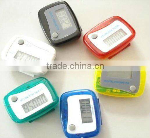 cheap promotional gift items step counter basic pedometer