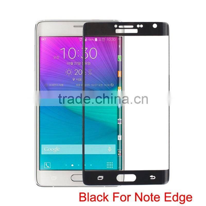 HOT 0.2MM 3D Curved Full Cover Tempered Glass Screen Protector for Samsung Galaxy Note Edge N9150 Anti-explosion Glass LCD GUARD