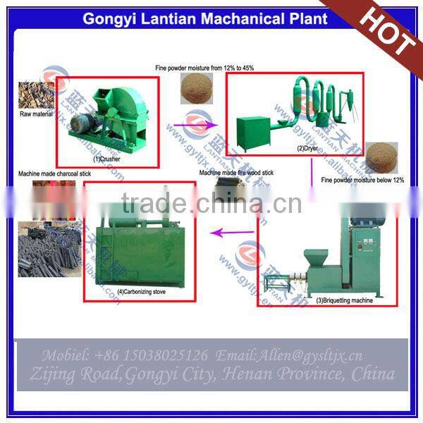 wood waste briquette press machine. Factory directly sale