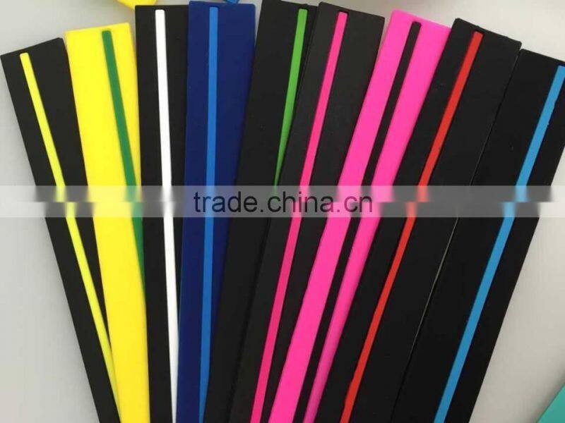 Top selling promotional printed silicone emergency wristbands