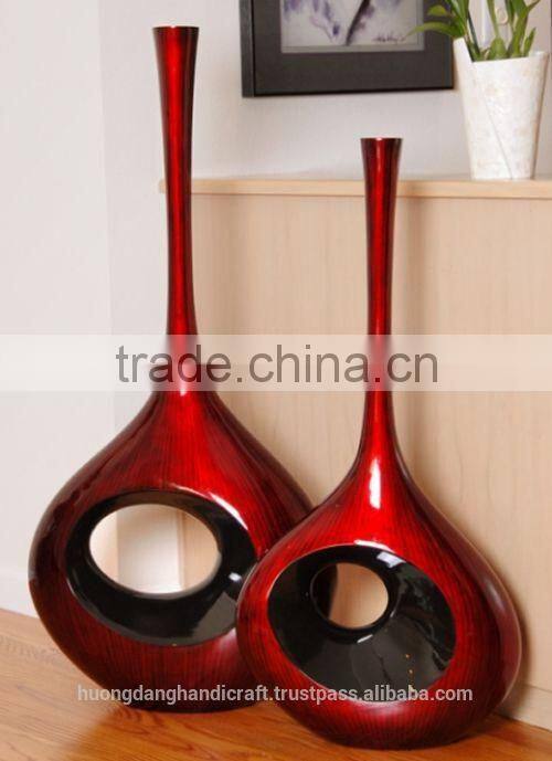 Handmade Flower Ceramic Vase from traditional village Viet Nam