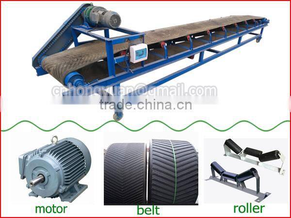 International standard gravel conveying horizontal belt conveyor