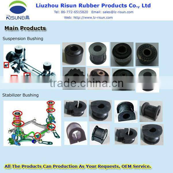 Professional Customized Auto Engine Rubber Auto Rubber Spare Parts
