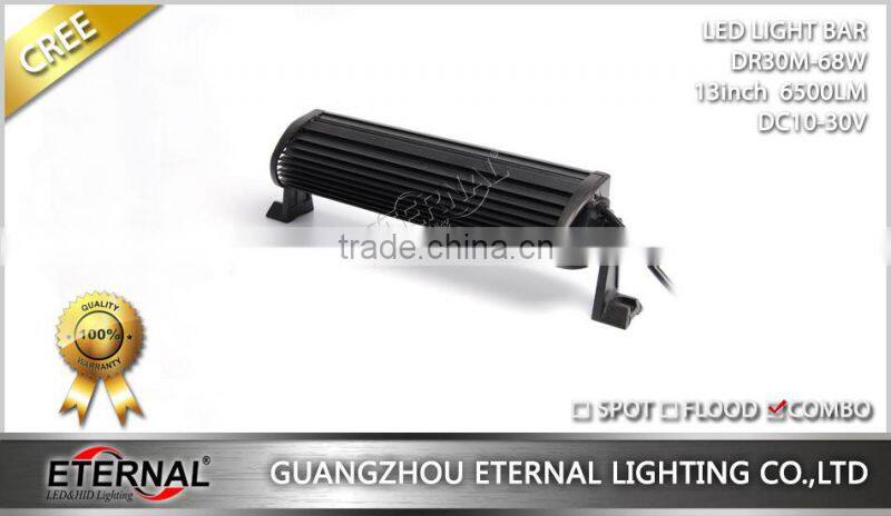 68W 13" truck trailer pick-up 4x4 racing off-road motorsports ATV UTV RV dune buggy high power led light bar