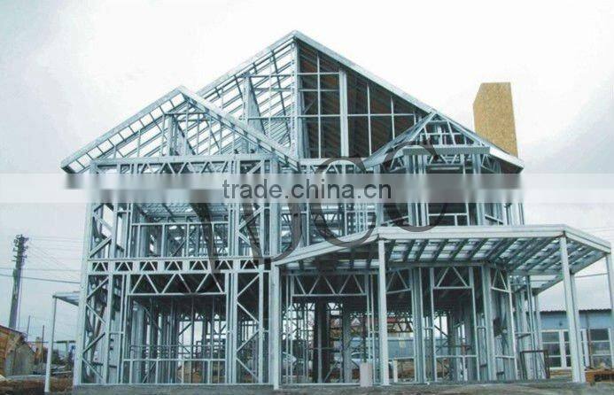 economic and convenient steel frame villa