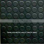 from 3mm to 6mm thickness Coin Round pattern Rubber Floor matting
