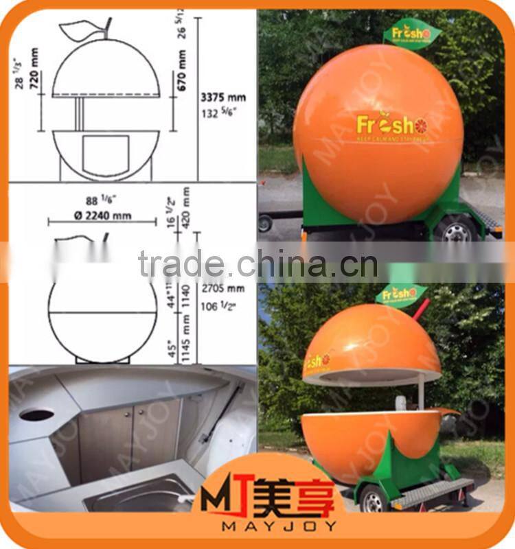 MAYJOY New Style Popular Catering Tralier/Mobile Food Shop/Mobile Food Cart