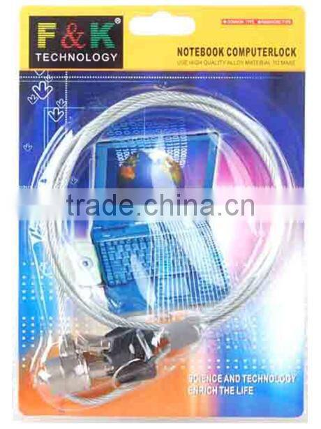 locked notebook with lock Notebook lock ,locked notebook,Laptop PC computer Anti-Theft Cable Chain Lock 1.2/1.8/2m