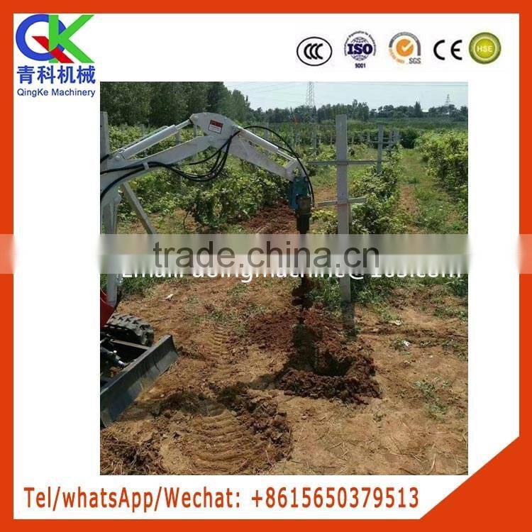 farm equipment excavating machine simple operation