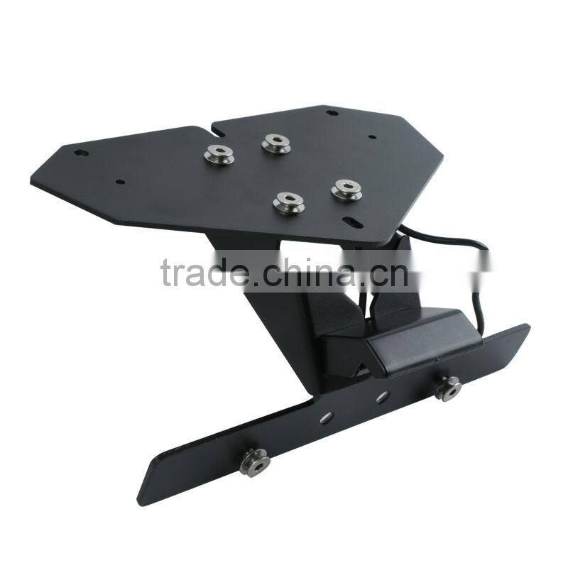 A Set License Plate Bracket Holder For KAWASAKI ZX14R 2006-2011 2007 2008 09 10