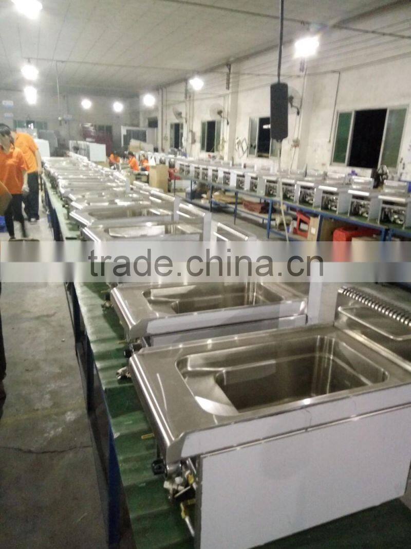 Alibaba hot sale Stainless Steel Counter Top Gas Fryer(GF-71A)
