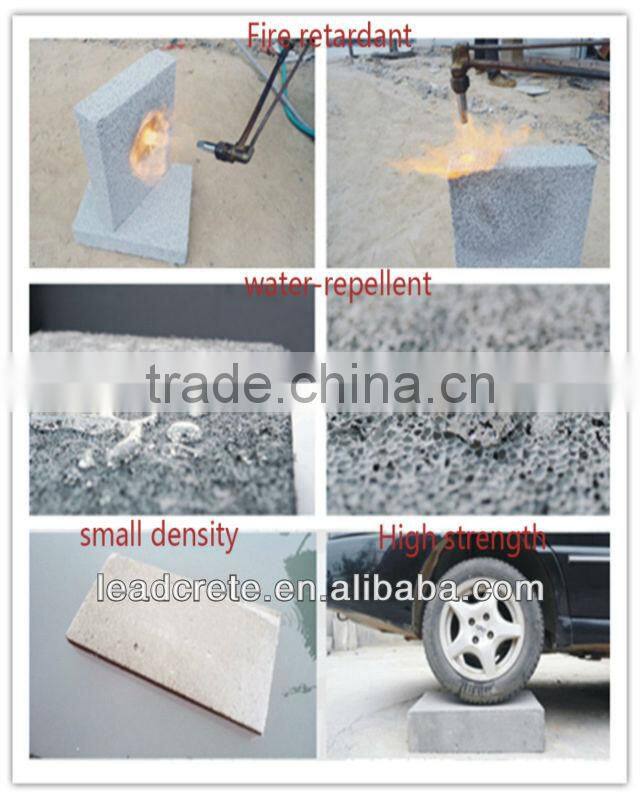 High efficiency foam cement block/brick making machine