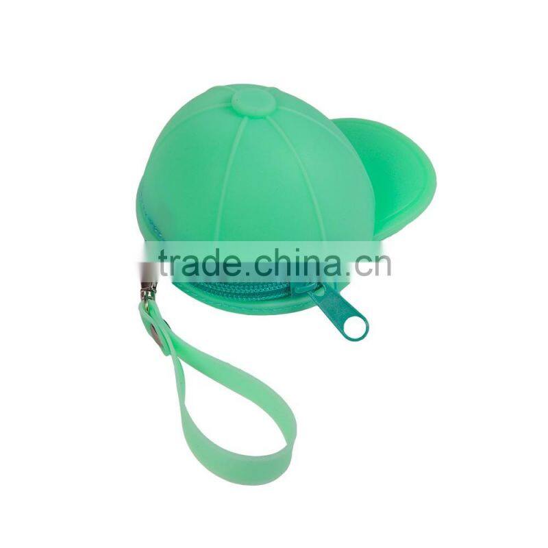 New arrival!!! Portable convenient durable silicone key purse with zipper