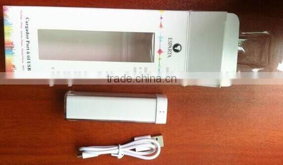 Portable 2600mah Usb Power Bank Mini Solar Charger