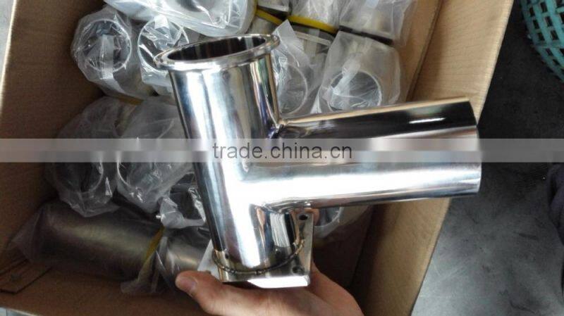 304 316 custom tee pipe(according to your drawing)