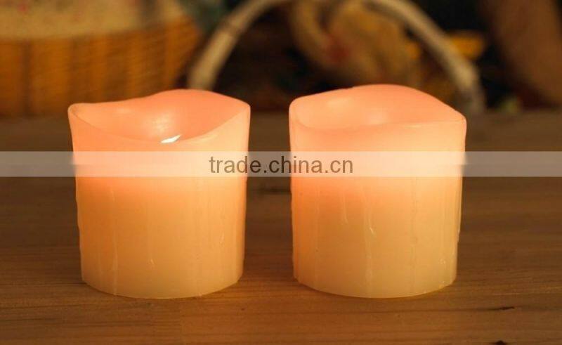 LED flameless candle for Christmas decoration Christmas candle led christmas wax candle