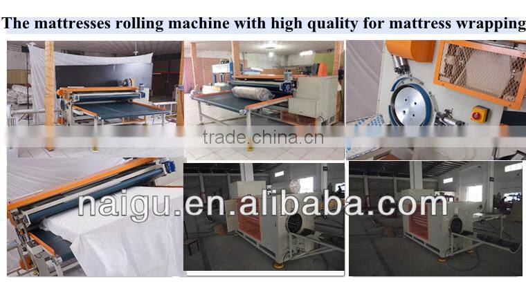 high effeciency mattress plastic wrap packaging machine