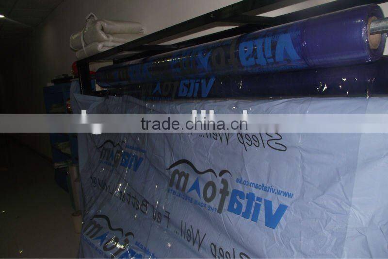 mattress wrapping printed plastic film in roll