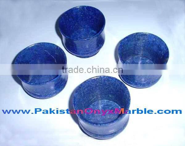 TEA CUPS LAPIS LAZULI HANDICRAFTS