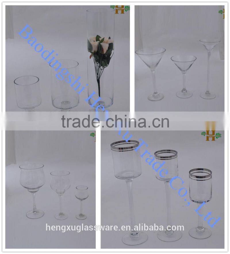 hand made full clear twisted glass vase