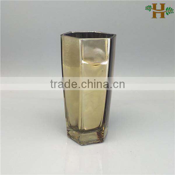 different types decorative glass vases