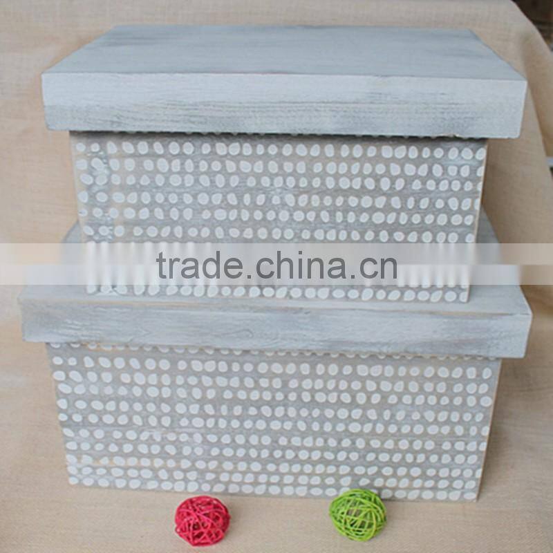 2016 Hotsale High Quality Rectangle Wooden Packing Box