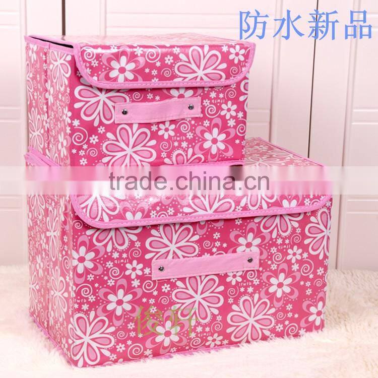 N495 Household Non Woven Box Foldable Water Proof Storage box