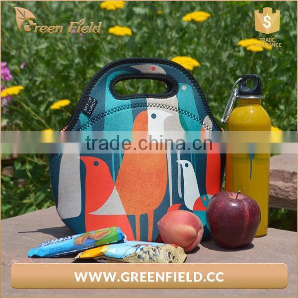 fashion Insulated Freezable Cooler Neoprene Ice Lunch Bag for adult