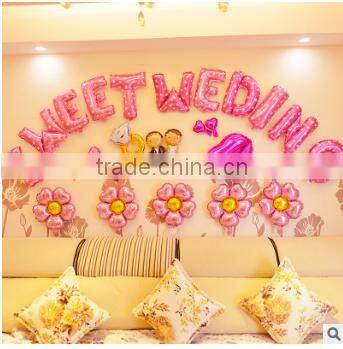 Weddind and banquet decoration foil balloons