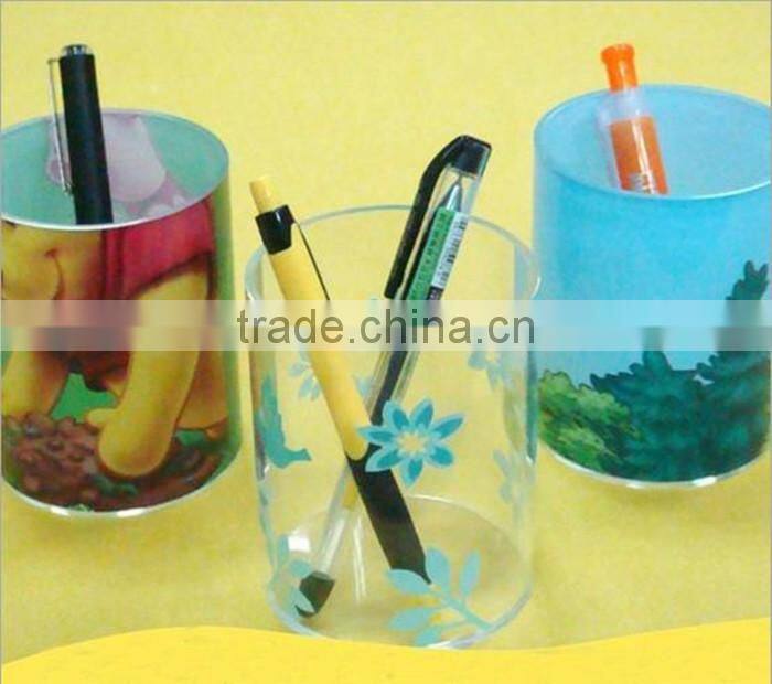 Acrylic Wall-Mounted Pen Holder/Single Clear Acrylic Pen Holder/Custom Acrylic Products
