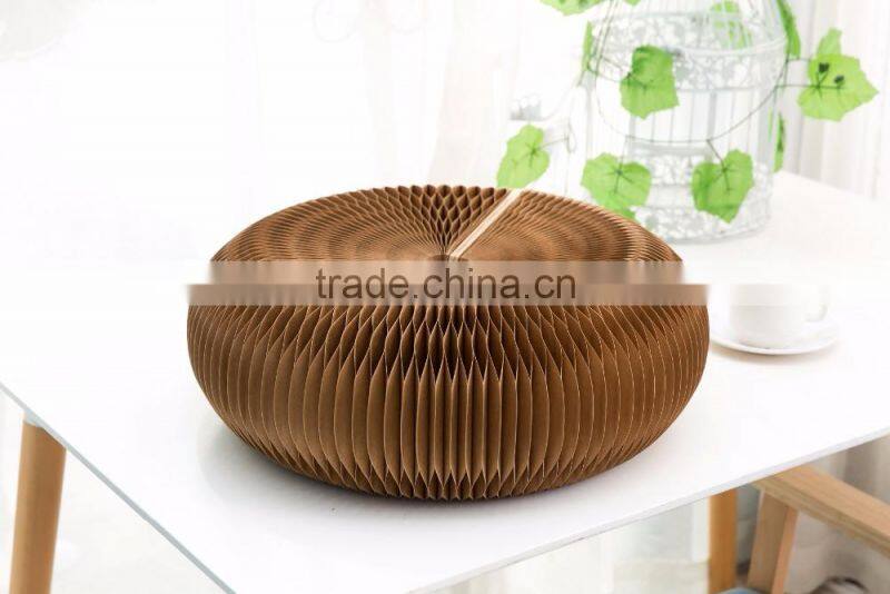 Weshine-Modern Accordion Paper Home Furniture Cattail Hassock