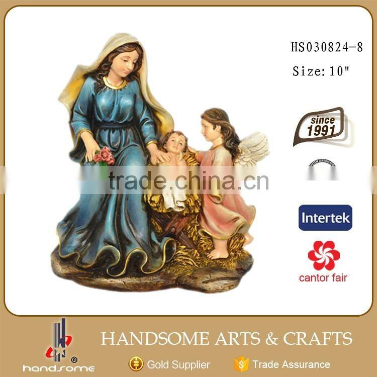 10 Inch Resin Craft Holy Family Figurine