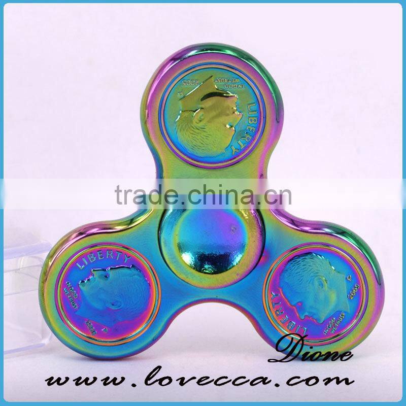 New arrival Metal Spiral fingertip gyro hand spinner ,hand spinner toys