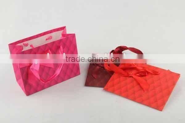 Foldable Gift Bag With Bowknot/ Shopping Bag