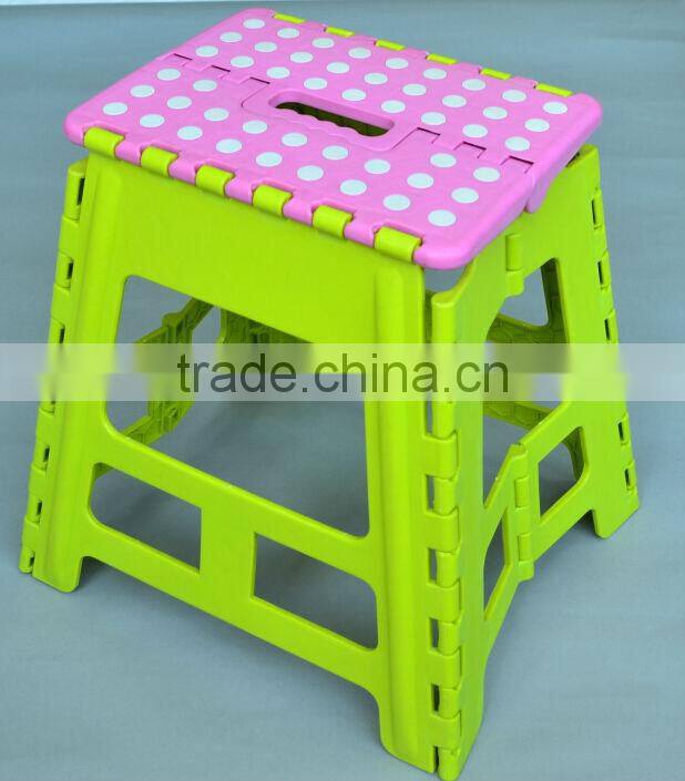 PP plastic easy stock foldable stool